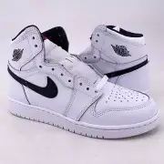 Air Jordan (GS) 1 Retro High OG "YING YANG WHITE" 2016 - Size 6.5Y - 575441 10..