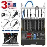 GDI Fuel Injector Cleaner & Tester 6-Cylinder Ultrasonic Cleaning Machine CT400