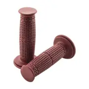 BikeMaster Punch Street Motorcycle Grips Red 7/8" 125MM