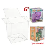 6 Inch Pop Protector Compatible with Funko Pop! 6" Figures Plastic Display Box
