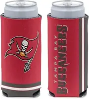 WinCraft Tampa Bay Buccaneers 12 oz Slim Can Cooler, Stubby Holder