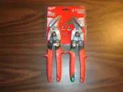 NEW! MILWAUKEE TOOLS 2 PIECE OFFSET AVIATION SNIPS SET LEFT & RIGHT 48-22-4523