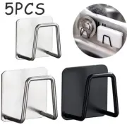 Kitchen Sponge Storages Sink Drain Drying Rack Cleaning Sponge Rack Hooks Tools