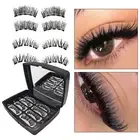 1 Set False Eyelashes No Glue Needed Dress-up 3d Magnetic False Eyelashes