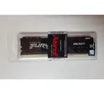 金士頓 FURY BEAST 獸獵者 DDR4 3200 8G 桌上型記憶體 全新未拆封 終身保固