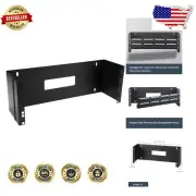 Durable 4U Hinged Patch Panel Wall Mount - Perfect for Networking Equipment