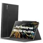 Galaxy Tab S10+ Plus 2024/ S9+ Plus/ S9 FE Plus Case, Multi-Angle 06-Black
