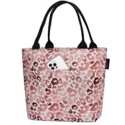 Leopard Lunch Bag Women Lunch Bags for Adult Lunch Box for K. Pink Leopard