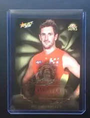 2018 AFL SELECT FOOTY STARS BROWNLOW PREDICTOR GOLD MICHAEL BARLOW GOLD COAST