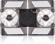 Laptop Cooling Stand Portable Folding Cooling Fan USB Powered Cooling Stand Dual-Fan Design with Pads Black Black One Size