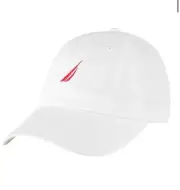 Nautica Authentic Men's Dominica 6-Panel Cap White Strap Back Hat