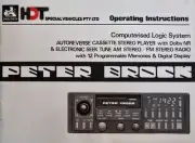 NOS HDT Peter Brock VK Group A 3 Radio Operating Instructions MCC-2358/60