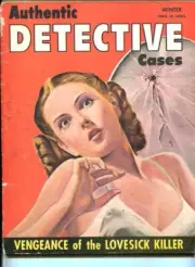 MAG: AUTHENTIC DETECTIVE #1 WINTER 1944-Holocaust Of Horror-SOUTHERN STATES ...