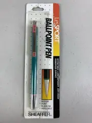 NOS VTG SHEAFFER LesSport BALLPOINT PEN MEDIUM POINT AQUA BLUE