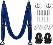 Yoga Hammock Set Aerial, Aerial Yoga Towel, Aerial Yoga Hammock Swing with Carrying Bag and Extension Straps, Yoga Vertical Towel, Swing Towel, Yoga Towel for Hanging