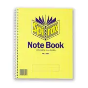 Spirax 592 Notebook 222X178Mm 120 Page Sidebound Pack Of 10