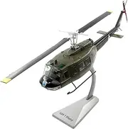 Model Airplane Army for Huey UH-1H Utility Helicopter 26cm Finished Alloy Military Aircraft Model 1/48 Suitable for Collections and Gifts