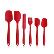 1set of high quality silicone kitchenware cookie cake cream scraper baking tool spatula brush practical kitchen set