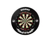 Formula Sports Micro Band 3 Dart Board and Winmau Xtreme Black Dartboard Surr...