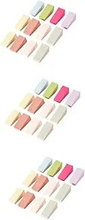 Healeved 72 Pcs Nail Gradient Sponge DIY Nail Art Sponges Gel Nail Tools Manicure Art Tools Sponges Brush Nail Art Supply Creme Eyeshadows Nail Stamping Sponges Foundation Applicator Puff