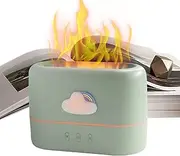 Fire Oil Diffuser - Aromatherapy Diffuser - Odor Eliminator Small Humidifier Scent Decor Cloud Cool Mist Interior Accessories for Desk Yoga Room Workplace Bedroom Studio