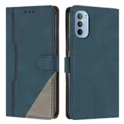 Clasp Case with Flip Wallet Stand Function Cover for Moto G 5G 2022 - Red