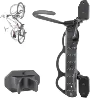 Bikehand Swivel Bicycle Wall Hanger - Vertical Hook Mount Indoor Garage Storage
