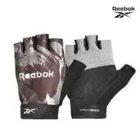 在飛比找ETMall東森購物網優惠-Reebok-速乾透氣健身手套-迷彩灰(S-L)