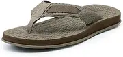 [MALIDA] Mens Flip Flops Non-Slip Bathroom Shower Shoes Cushion foam Indoor and Outdoor Thong Sandals