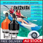 1-4Pcs Inflatable Boat SUP Pump Adaptor Canoe Kayak Pump Air Board Valve Adapter