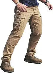 [EMERSONGEAR] Men’s ACU/BDU Rip Stop Trouser,Khaki Daily Patrol Pants Cargo Pockets