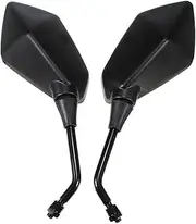 Rear View Side Mirror Hawk-eye Motorcycle Mirror Custom Universal Motorcycle Rearview Side Mirrors Universal Motorcycle Rear View Mirrors (Black)