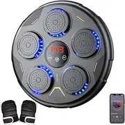 OWEITE 2023 New Upgrade Smart Music Boxing Machine,with LED Lighting Effect Music Boxing Machine,Help You Relieve Stress,for Family Parent-Child Exercise Boxing Machine (Boxing Machine)