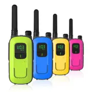 Radioddity 4 Packs | License-free | USB Charging | Flashlight | VOX