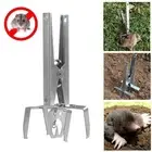 Outdoor Mole Eliminator Galvanized Steel Hamster Catching Clip Mouse Trap