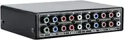 3 in 1 Out Component AV Video Switch Box Splitter RGB Selector Converter for Xbox 360 Wii PS2 PS3 DVD/VCD/EVD/HDVD