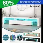 ALFORDSON Entertainment Unit TV Cabinet Stand 200cm LED RGB Gloss Storage Drawer