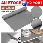 Grey Fridge Liner Washable Mat Pad Drawer Kitchen Waterproof Shelf Fresh NEW