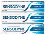 SENSODYNE Toothpaste Fresh Gel, , 150 gm PAK OF 3 Toothpaste (450 g, Pack of 3)
