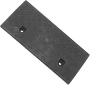 Ipetboom Multi Use Rubber Car Ramp Mat Durable Loading Ramp Cushion for Outdoor Use Non Slip Textured Surface for Thresholds and Slopes