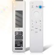 2025 Updated BN59-01455A Solar Solar Remote(White), Replaces of BN59-01455A Samsung Remote, Compatible with Samsung Smart TV QLED TV Series S95C,LS03D,QN50,QN55,QN60,QN65,QN70,QN80,QN85,QN90