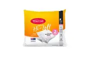 2PK Tontine Hi-Loft Euro Sleeping Pillow Cushion Rectangle Home Bedding White