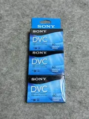 Sony DVC Digital Video Cassette 3 Pack Mini DV 60 Min Premium Tapes DVM60PRR/3