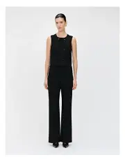 [Veronika Maine] SUBTLE STRIPE CROPPED VEST