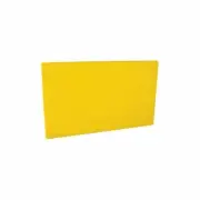 Cutting / Chopping Board 380x510x13mm Yellow Polyethylene HACCP Colour Coded