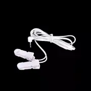 Electrode Lead Wires with 2 Ear Clips for Tens Therapy Machine Massager 2.5mm~'l
