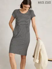 White Stuff Black Tallie Jersey Dress (W38317) | $113