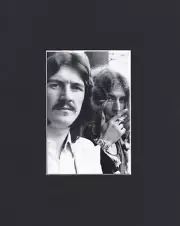8X10" Matted Print Art Picture Led Zeppelin: John Bonham & Robert Plant