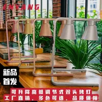 在飛比找蝦皮商城精選優惠-自助餐廳酒店陞降食品物加熱臺式保溫雙頭小喫炸鷄披薩暖食商用燈