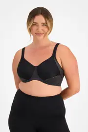 Berlei Electrify Underwire Bra - Black Mesh, Size: 16 B